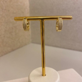 Brinco argolinha click Aurora