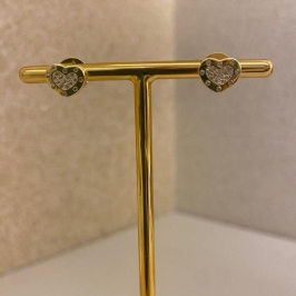 Brinco coração sophia