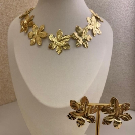 Conjunto flor orgânico