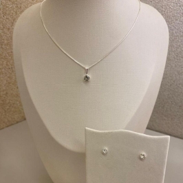 Conjunto Ponto de Luz Prata