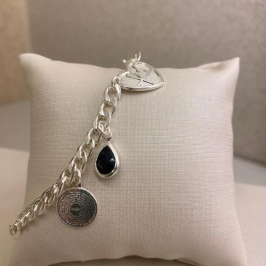 Pulseira Fé Prata