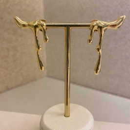 Brinco derretido pino fixo