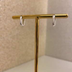 Brinco argola quadrada P