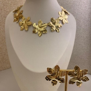 Conjunto flor orgânico