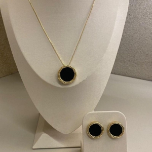 Conjunto Cassia Redondo Preto