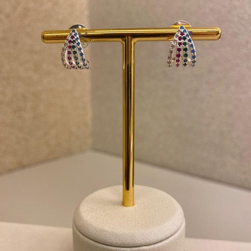 Brinco Glamour Prata