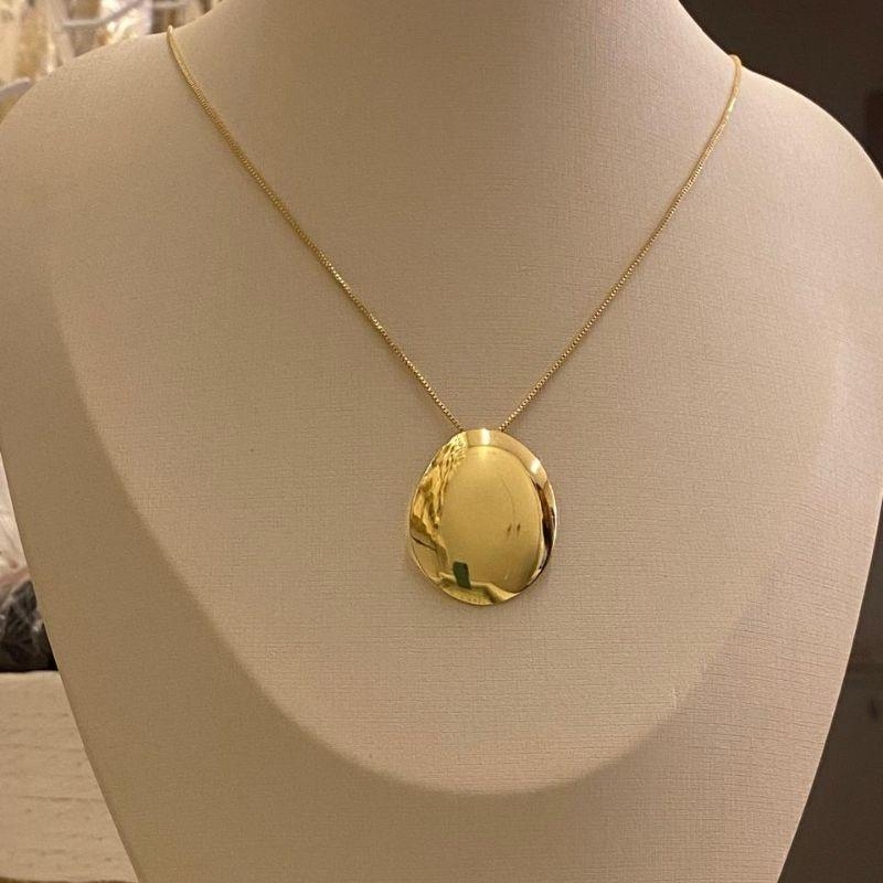 Corrente veneziana com pingente abaulado