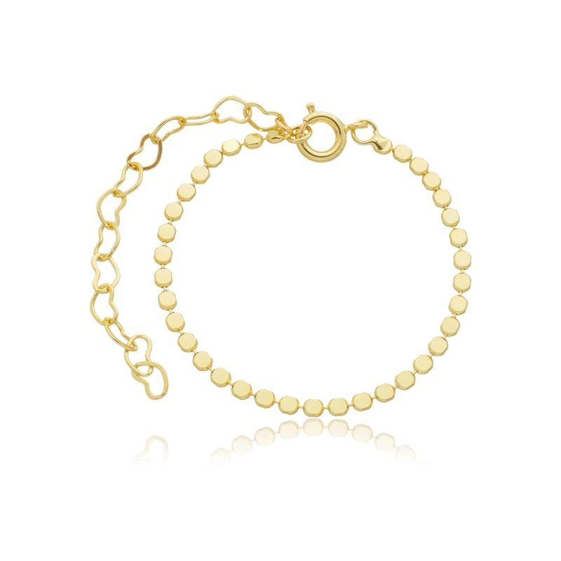 Pulseira infantil bolinhas amassadas