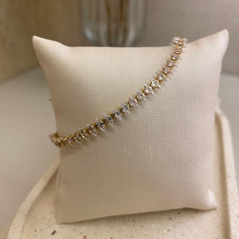 Pulseira cristal diamante