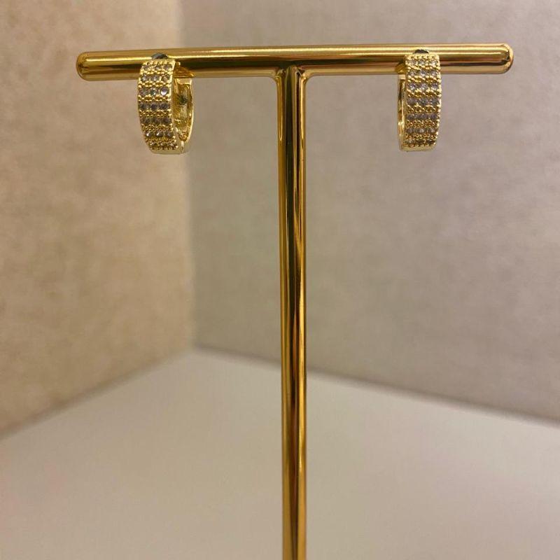 Brinco argolinha click Ayla