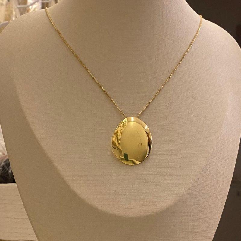 Corrente veneziana com pingente abaulado