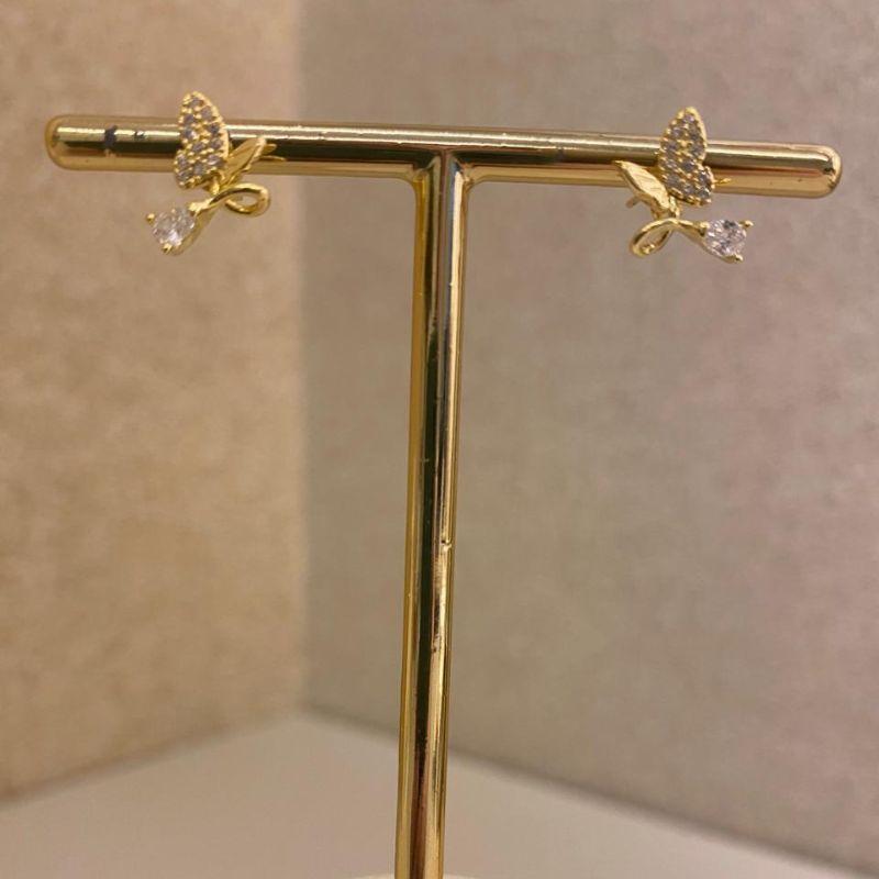 Brinco borboleta Helena