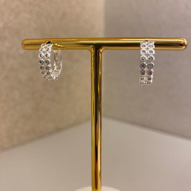 Brinco Laura G Prata