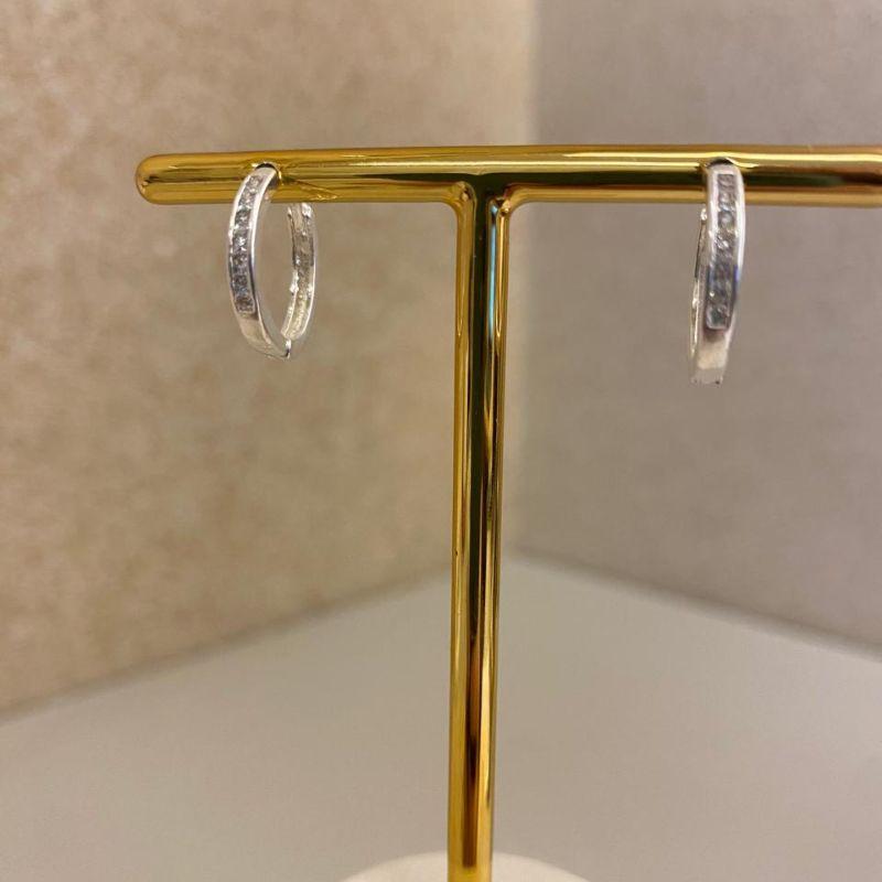 Brinco Pérola G Prata